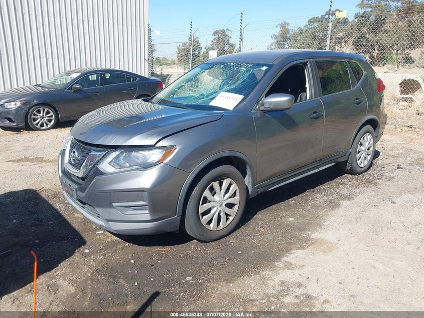 2017 Nissan Rogue VIN JN8AT2MT4HW137614 IAAI salvage auction — FRONT END, Salvage (California), sold $2,225 on 2026-07-16 (photo 2)