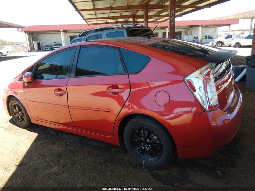 2012 Toyota Prius VIN JTDKN3DU5C1492175 IAAI salvage auction — LEFT SIDE, Salvage Title, sold $1,350 on 2026-07-28 (photo 6)
