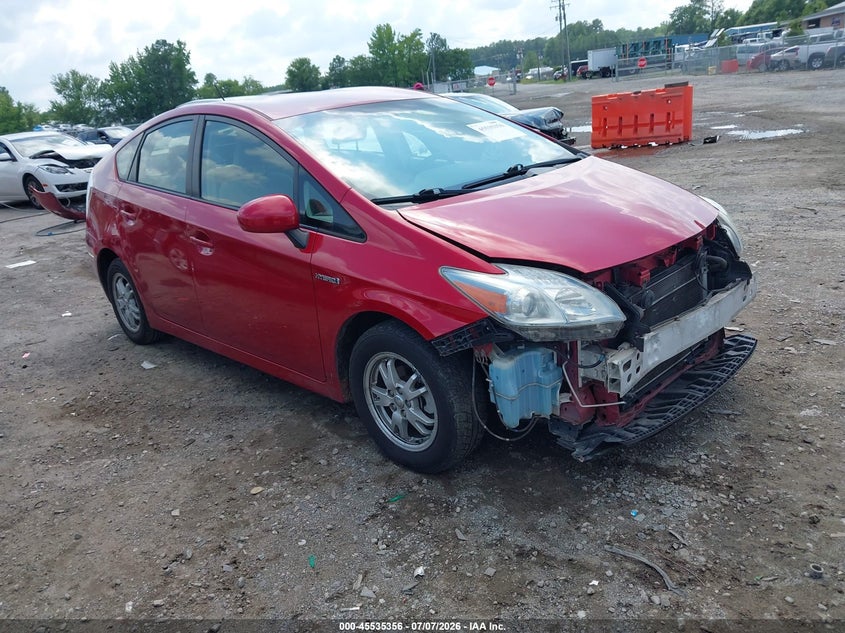 2011 Toyota Prius VIN JTDKN3DU0B0258658 IAAI salvage auction — FRONT END, Clear (Virginia), sold $675 on 2026-07-24 (photo 1)