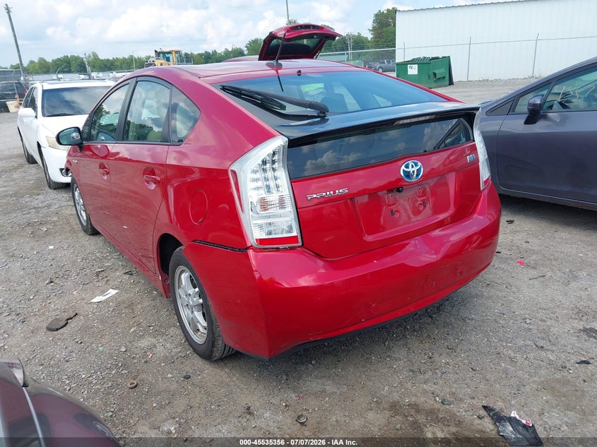 2011 Toyota Prius VIN JTDKN3DU0B0258658 IAAI salvage auction — FRONT END, Clear (Virginia), sold $675 on 2026-07-24 (photo 3)