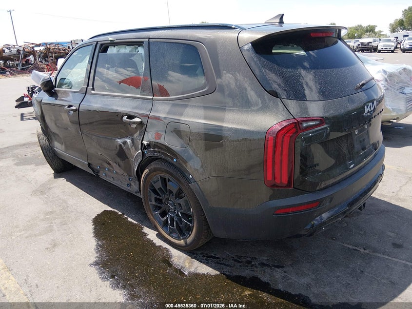 2022 Kia Telluride VIN 5XYP5DHC9NG217697 IAAI salvage auction — FRONT END, Salvage Title, sold $1,950 on 2026-07-30 (photo 3)