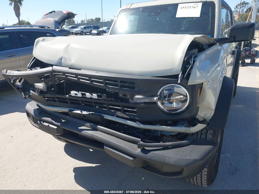 2025 Ford Bronco VIN 1FMDE7BH8SLA81549 IAAI salvage auction — FRONT END, Salvage Title, sold $15,800 on 2026-07-29 (photo 6)