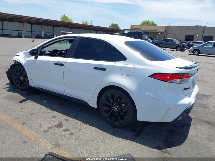 2021 Toyota Corolla VIN 5YFS4MCE5MP090947 IAAI salvage auction — LEFT FRONT, Salvage (California), sold $6,700 on 2026-07-10 (photo 3)