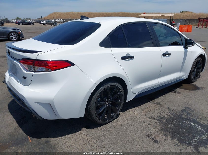 2021 Toyota Corolla VIN 5YFS4MCE5MP090947 IAAI salvage auction — LEFT FRONT, Salvage (California), sold $6,700 on 2026-07-10 (photo 4)