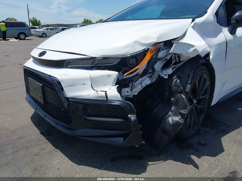 2021 Toyota Corolla VIN 5YFS4MCE5MP090947 IAAI salvage auction — LEFT FRONT, Salvage (California), sold $6,700 on 2026-07-10 (photo 6)