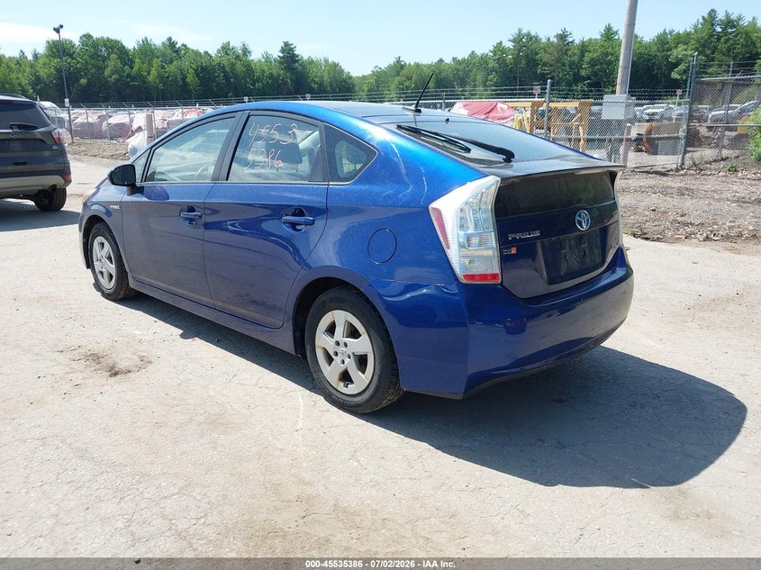 2010 Toyota Prius VIN JTDKN3DU0A0050603 IAAI salvage auction — NORMAL WEAR, Original (Maine), sold $1,800 on 2026-07-13 (photo 3)