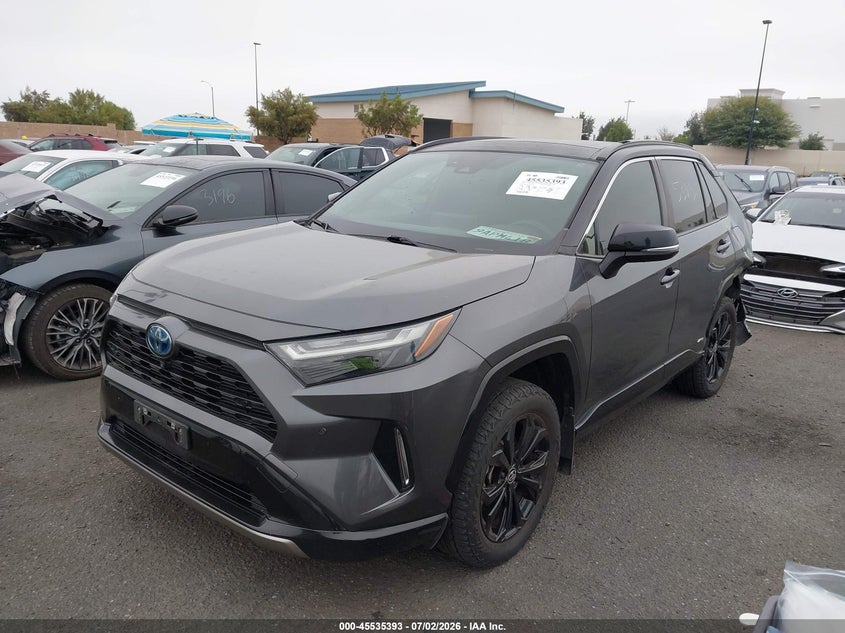 2022 Toyota Rav 4 VIN JTME6RFV0ND521151 IAAI salvage auction — REAR END, Salvage Title, sold $14,600 on 2026-07-26 (photo 2)