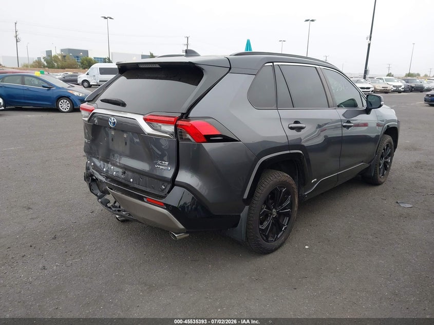 2022 Toyota Rav 4 VIN JTME6RFV0ND521151 IAAI salvage auction — REAR END, Salvage Title, sold $14,600 on 2026-07-26 (photo 4)