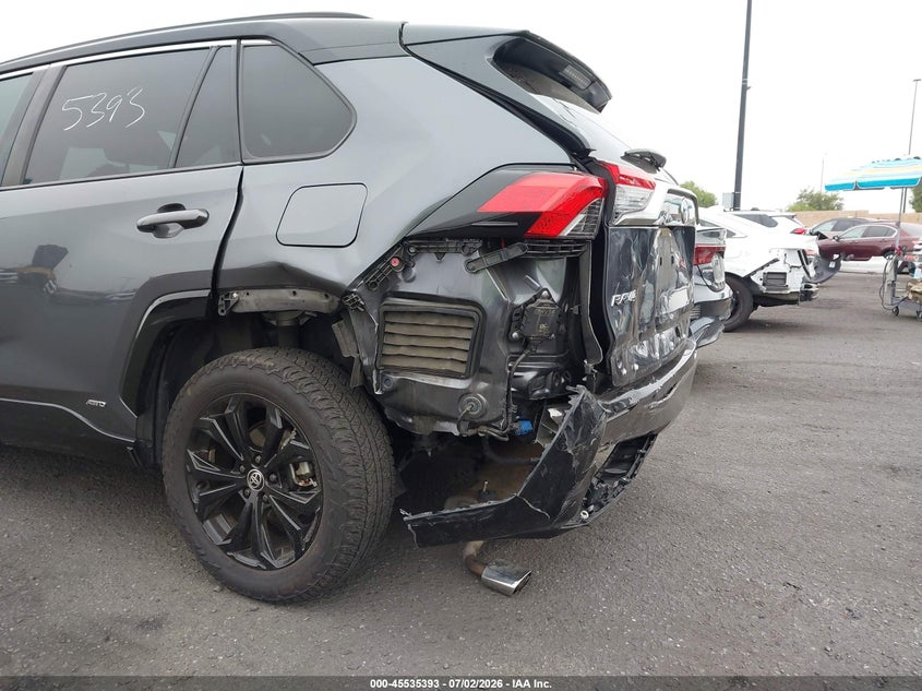 2022 Toyota Rav 4 VIN JTME6RFV0ND521151 IAAI salvage auction — REAR END, Salvage Title, sold $14,600 on 2026-07-26 (photo 6)