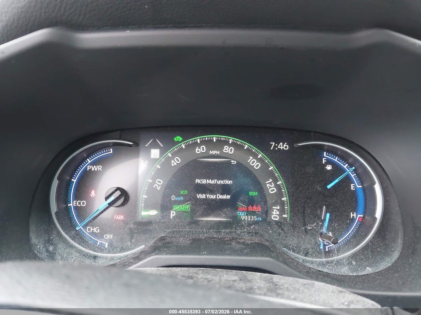 2022 Toyota Rav 4 VIN JTME6RFV0ND521151 IAAI salvage auction — REAR END, Salvage Title, sold $14,600 on 2026-07-26 (photo 7)