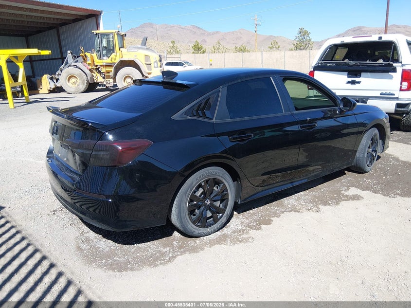 2023 Honda Civic VIN 2HGFE2F20PH538494 IAAI salvage auction — LEFT SIDE, Salvage (Nevada), sold $7,200 on 2026-08-21 (photo 4)