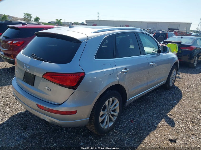 2015 Audi Q5 VIN WA1LFAFP0FA047418 IAAI salvage auction — NORMAL WEAR, Clear (Illinois), sold $875 on 2026-07-15 (photo 4)