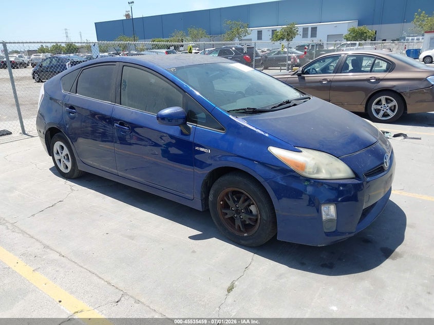 2010 Toyota Prius VIN JTDKN3DU5A0060155 IAAI salvage auction — REAR END, Salvage (California), sold $25 on 2026-07-29 (photo 1)