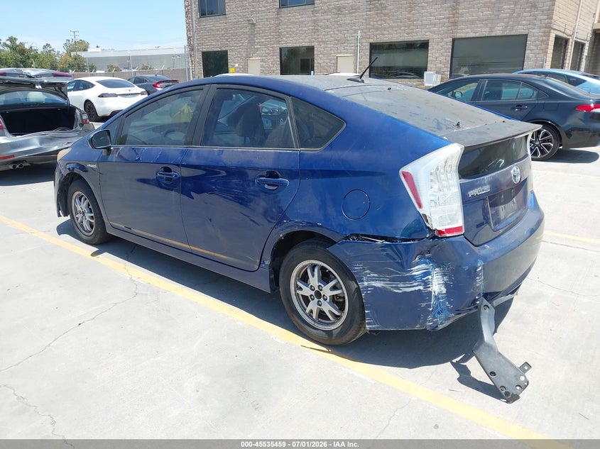 2010 Toyota Prius VIN JTDKN3DU5A0060155 IAAI salvage auction — REAR END, Salvage (California), sold $25 on 2026-07-29 (photo 3)