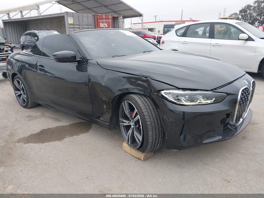 2023 BMW 4er VIN WBA23AT00PCL91772 IAAI salvage auction — RIGHT FRONT, Salvage (California), sold $17,200 on 2026-07-31 (photo 1)
