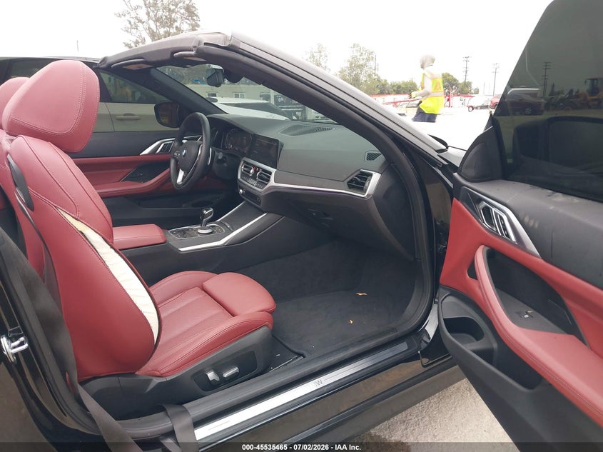 2023 BMW 4er VIN WBA23AT00PCL91772 IAAI salvage auction — RIGHT FRONT, Salvage (California), sold $17,200 on 2026-07-31 (photo 5)