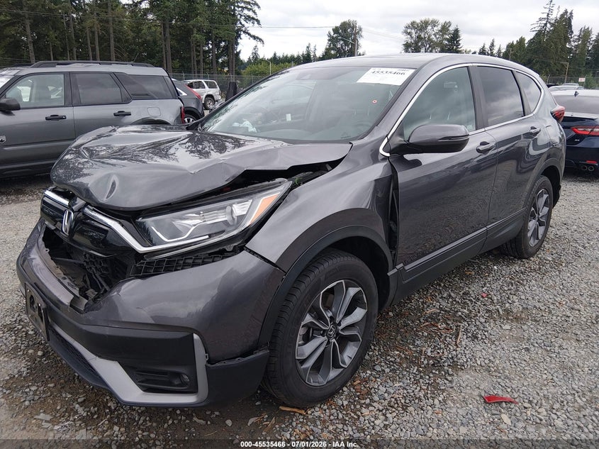 2022 Honda Cr-v VIN 2HKRW2H84NH650326 IAAI salvage auction — FRONT & REAR, Salvage Title, sold $6,000 on 2026-07-30 (photo 2)