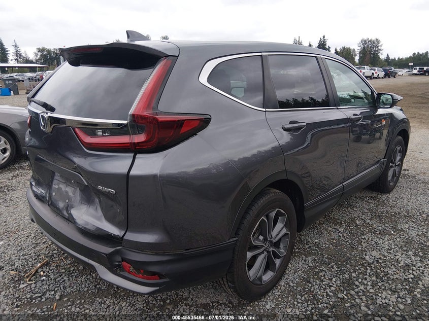 2022 Honda Cr-v VIN 2HKRW2H84NH650326 IAAI salvage auction — FRONT & REAR, Salvage Title, sold $6,000 on 2026-07-30 (photo 4)