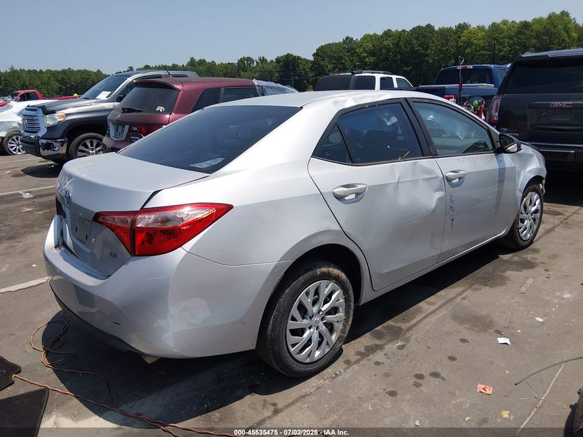 2018 Toyota Corolla VIN 5YFBURHE1JP791227 IAAI salvage auction — ROLLOVER, Salvage (North Carolina), sold $1,400 on 2026-07-23 (photo 4)
