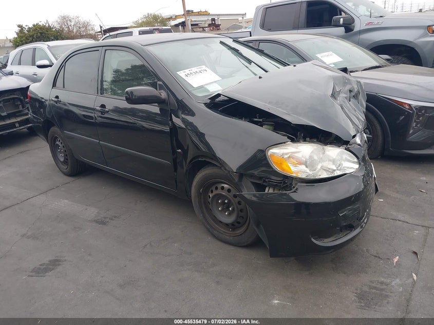 2006 Toyota Corolla VIN JTDBR32EX60075015 IAAI salvage auction — LEFT FRONT, Salvage Certificate (California), sold $325 on 2026-07-19 (photo 1)