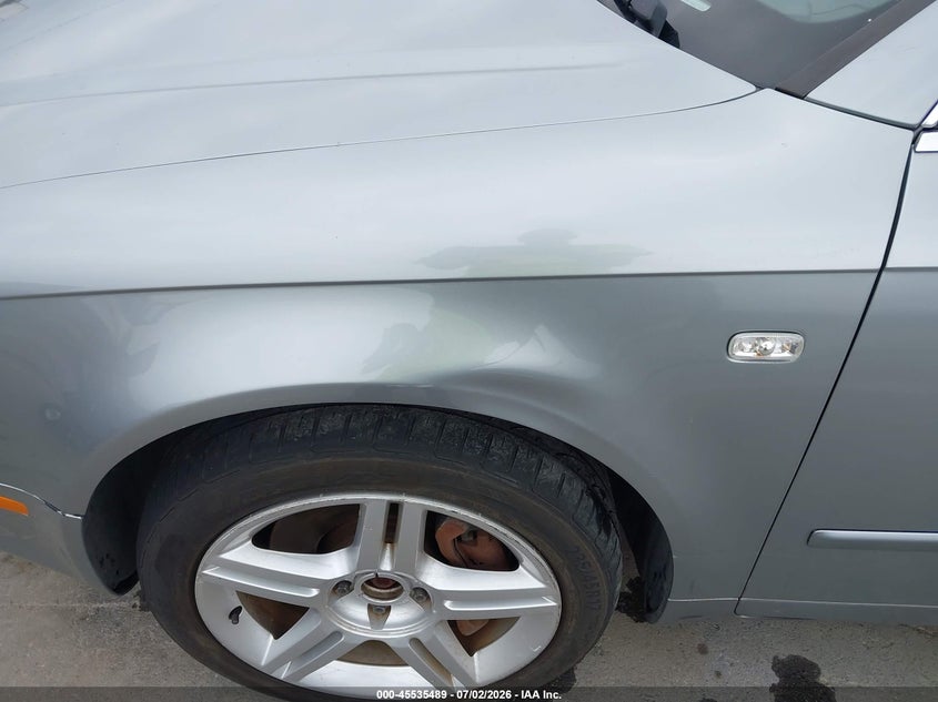 2006 Audi A4 VIN WAUKF98E16A031026 IAAI salvage auction — NORMAL WEAR, Clear - Dealer Only (California), sold $475 on 2026-07-08 (photo 6)