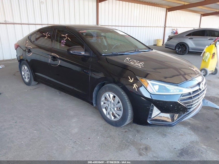 2019 Hyundai Elantra VIN KMHD74LF6KU796071 IAAI salvage auction — REAR END, Salvage (California), sold $2,500 on 2026-07-30 (photo 1)