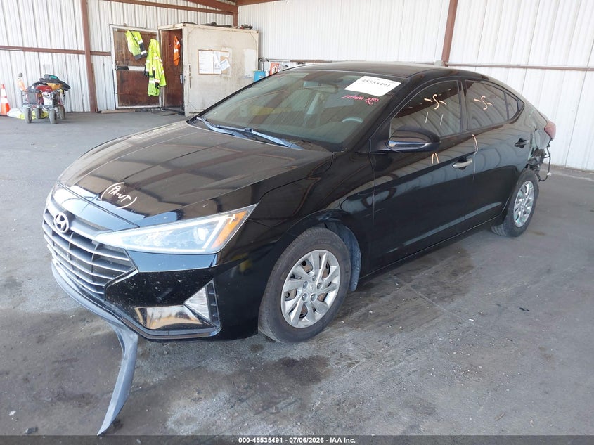 2019 Hyundai Elantra VIN KMHD74LF6KU796071 IAAI salvage auction — REAR END, Salvage (California), sold $2,500 on 2026-07-30 (photo 2)