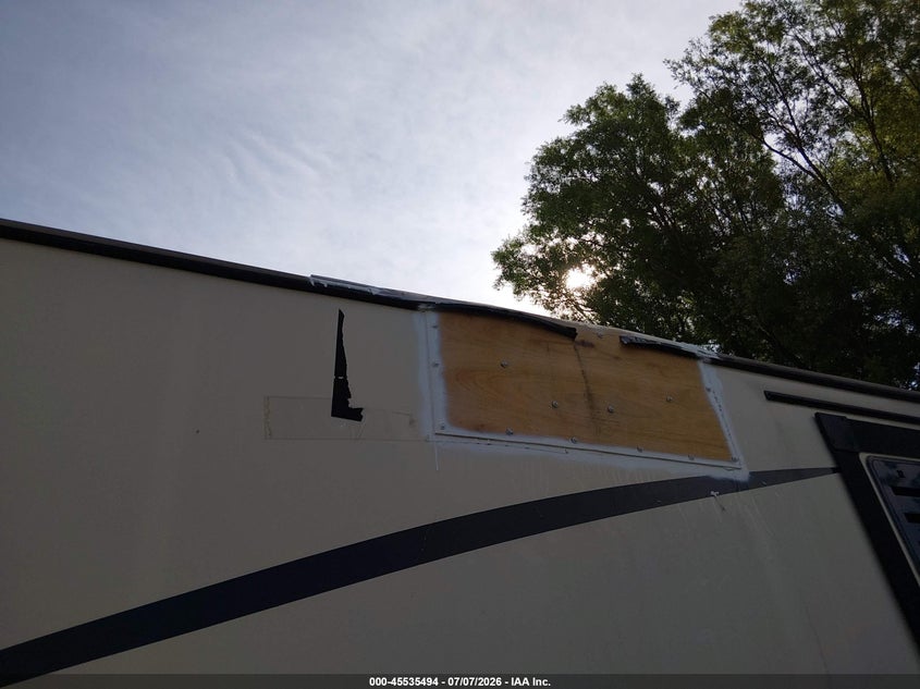 2019 Kz Sport trek 327v1k travel trailer VIN 4EZT13220K8053035 IAAI salvage auction — SIDE, Junk Bill Of Sale Mv2459 (Wisconsin), sold $2,900 on 2026-07-23 (photo 6)