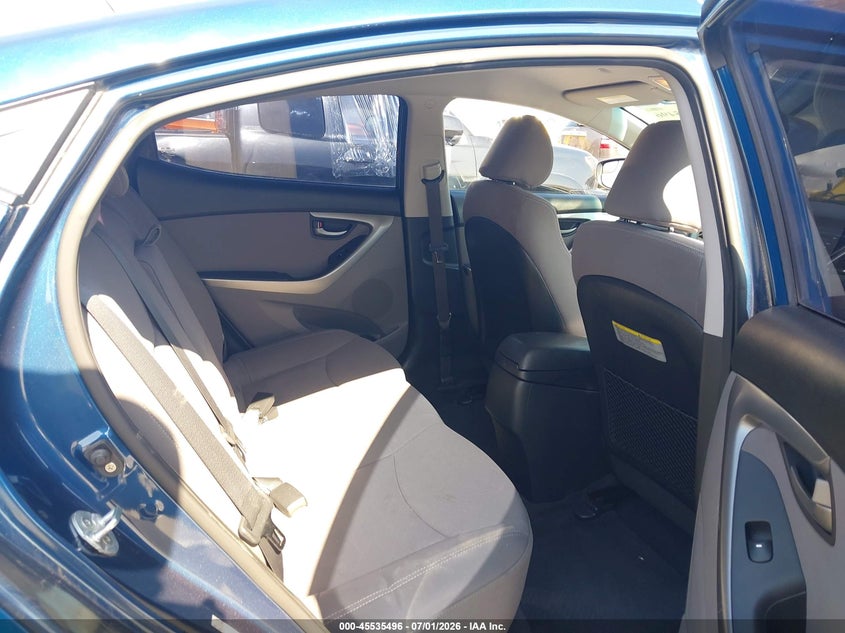 2016 Hyundai Elantra VIN KMHDH4AE0GU643118 IAAI salvage auction — FRONT END, Salvage (California), sold $1,350 on 2026-07-15 (photo 8)