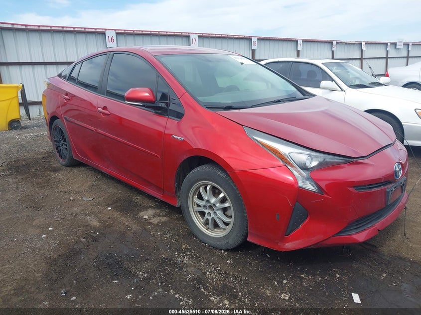 2016 Toyota Prius VIN JTDKARFUXG3512748 IAAI salvage auction — LEFT FRONT, Bill Of Sale (Washington), sold $4,400 on 2026-07-21 (photo 1)