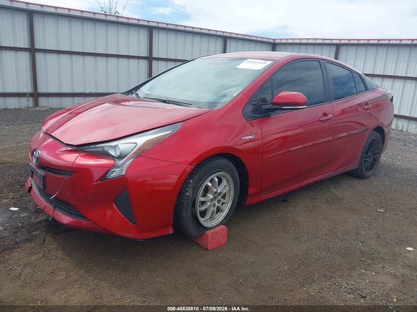 2016 Toyota Prius VIN JTDKARFUXG3512748 IAAI salvage auction — LEFT FRONT, Bill Of Sale (Washington), sold $4,400 on 2026-07-21 (photo 2)