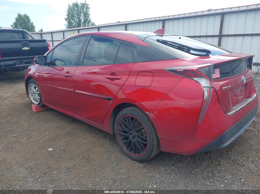 2016 Toyota Prius VIN JTDKARFUXG3512748 IAAI salvage auction — LEFT FRONT, Bill Of Sale (Washington), sold $4,400 on 2026-07-21 (photo 3)