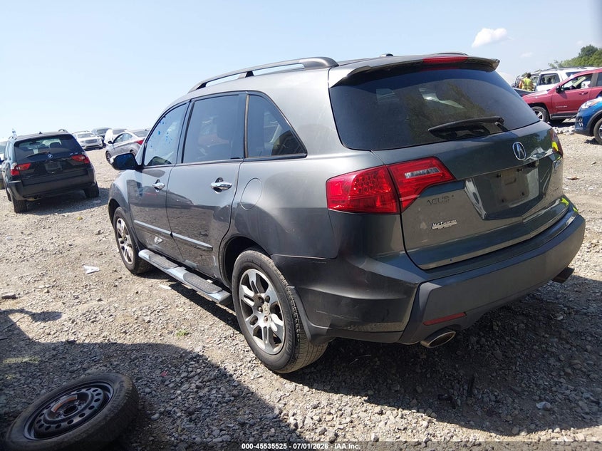 2008 Acura Mdx VIN 2HNYD28448H526336 IAAI salvage auction — NORMAL WEAR, Clear (Tennessee), sold $525 on 2026-07-09 (photo 3)
