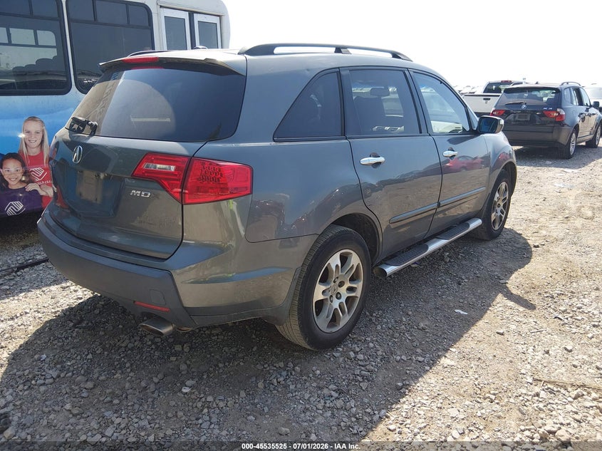 2008 Acura Mdx VIN 2HNYD28448H526336 IAAI salvage auction — NORMAL WEAR, Clear (Tennessee), sold $525 on 2026-07-09 (photo 4)