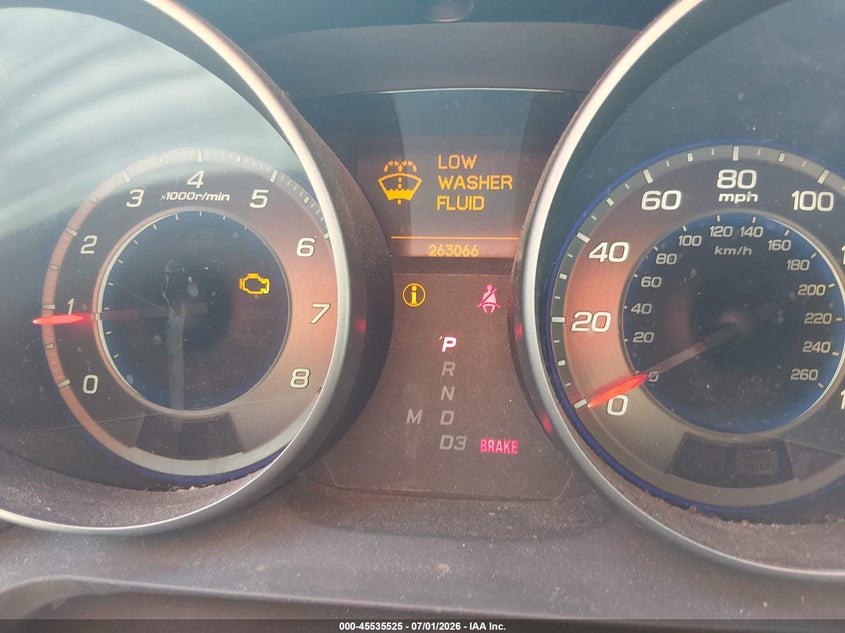 2008 Acura Mdx VIN 2HNYD28448H526336 IAAI salvage auction — NORMAL WEAR, Clear (Tennessee), sold $525 on 2026-07-09 (photo 7)