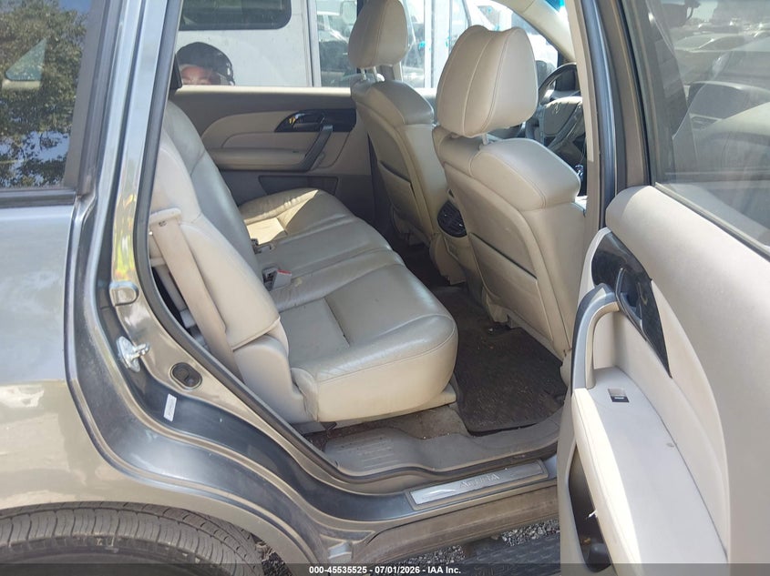 2008 Acura Mdx VIN 2HNYD28448H526336 IAAI salvage auction — NORMAL WEAR, Clear (Tennessee), sold $525 on 2026-07-09 (photo 8)