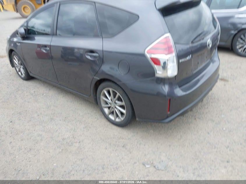 2015 Toyota Prius v VIN JTDZN3EU4FJ027274 IAAI salvage auction — NORMAL WEAR, Clear (Washington), sold $3,150 on 2026-07-15 (photo 3)