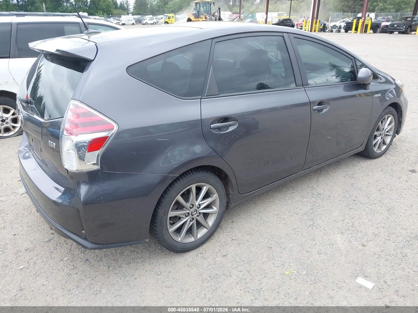2015 Toyota Prius v VIN JTDZN3EU4FJ027274 IAAI salvage auction — NORMAL WEAR, Clear (Washington), sold $3,150 on 2026-07-15 (photo 4)