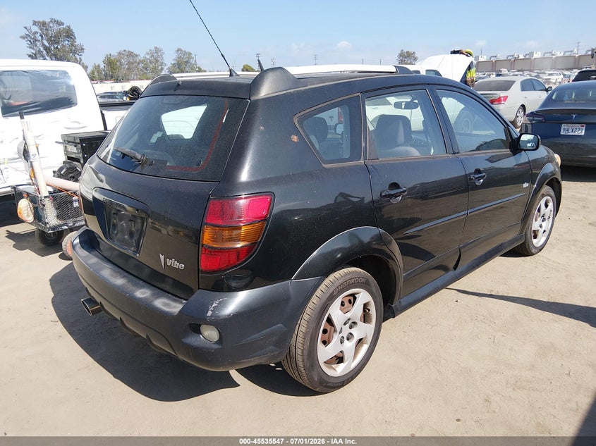 2006 Pontiac Vibe VIN 5Y2SL65836Z439487 IAAI salvage auction — NORMAL WEAR, Clear - Dealer Only (California), sold $475 on 2026-07-08 (photo 4)