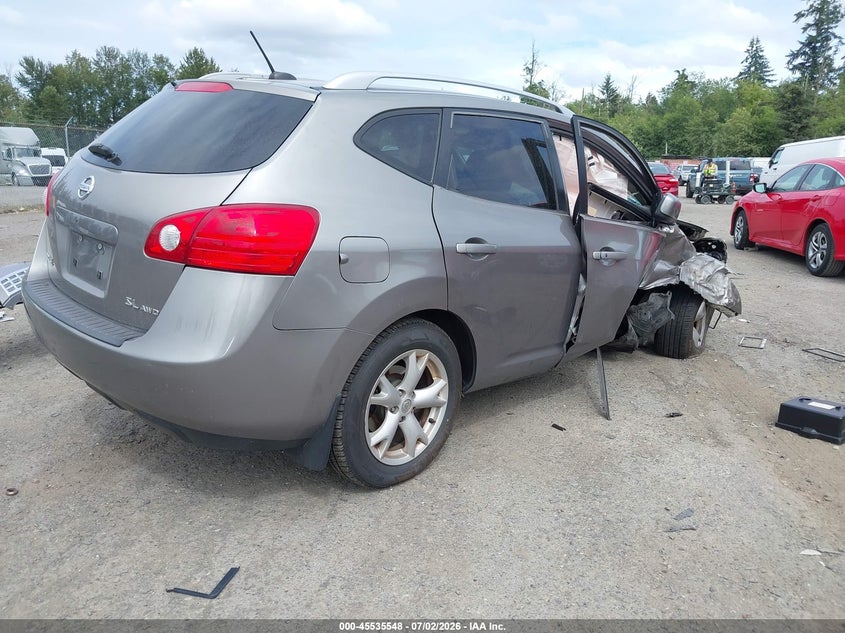 2009 Nissan Rogue VIN JN8AS58VX9W438891 IAAI salvage auction — RIGHT SIDE, Bill Of Sale (Washington), sold $400 on 2026-07-15 (photo 4)