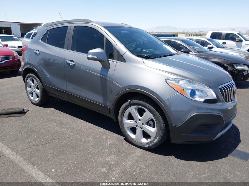 2015 Buick Encore VIN KL4CJASBXFB205265 IAAI salvage auction — NORMAL WEAR, Clear (Nevada), sold $1,650 on 2026-07-17 (photo 1)