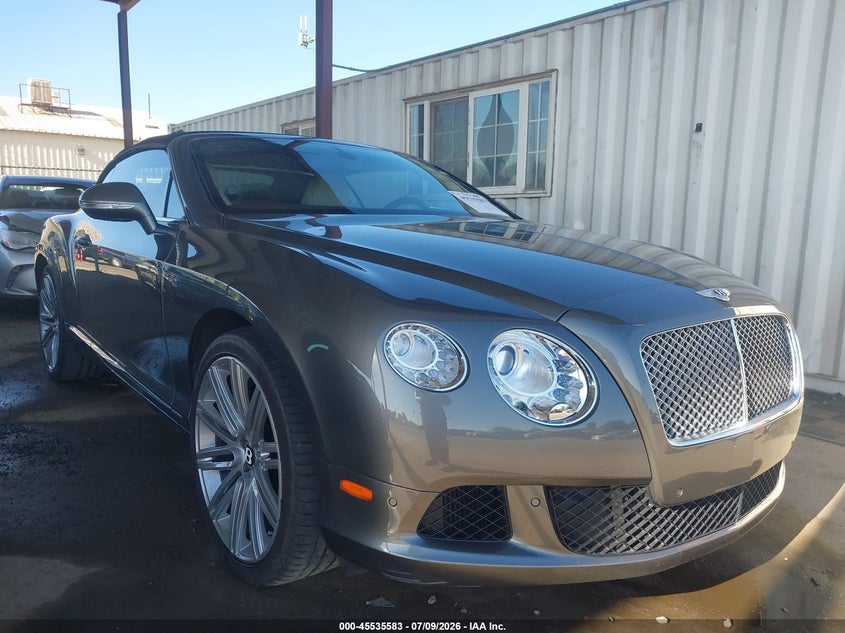 2014 Bentley Continental VIN SCBGU3ZA8EC091897 — IAAI salvage auction photo