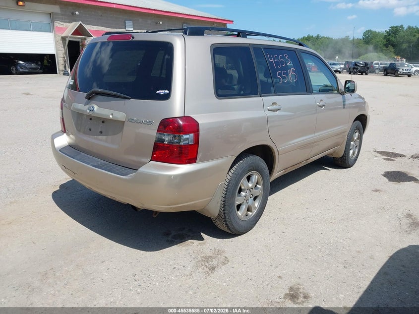 2005 Toyota Highlander VIN JTEEP21A250088024 IAAI salvage auction — NORMAL WEAR, Original (Maine), sold $725 on 2026-07-27 (photo 4)