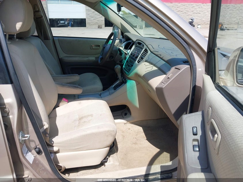 2005 Toyota Highlander VIN JTEEP21A250088024 IAAI salvage auction — NORMAL WEAR, Original (Maine), sold $725 on 2026-07-27 (photo 5)