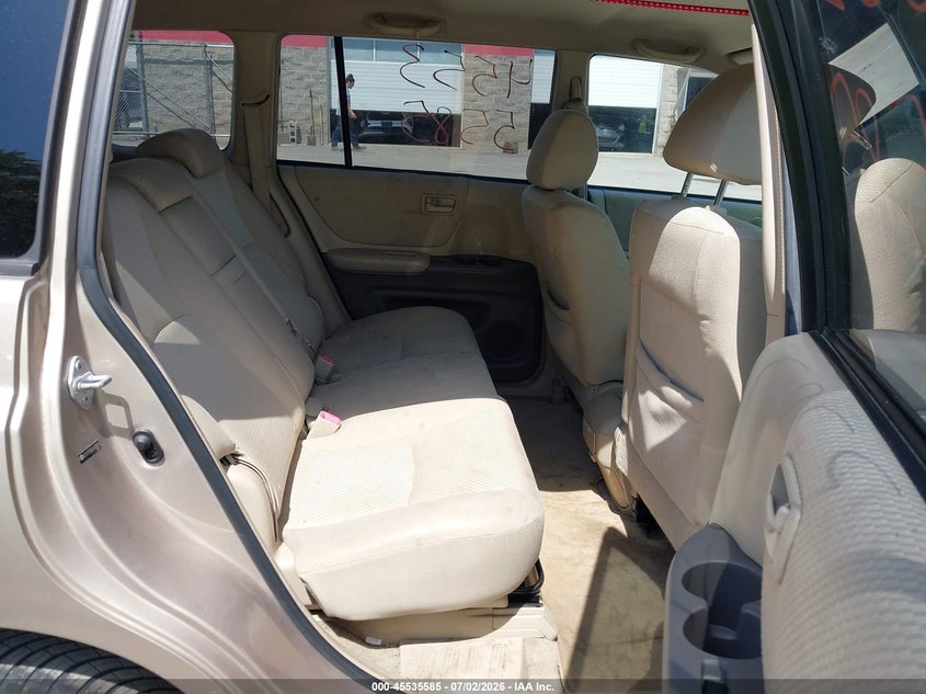 2005 Toyota Highlander VIN JTEEP21A250088024 IAAI salvage auction — NORMAL WEAR, Original (Maine), sold $725 on 2026-07-27 (photo 8)