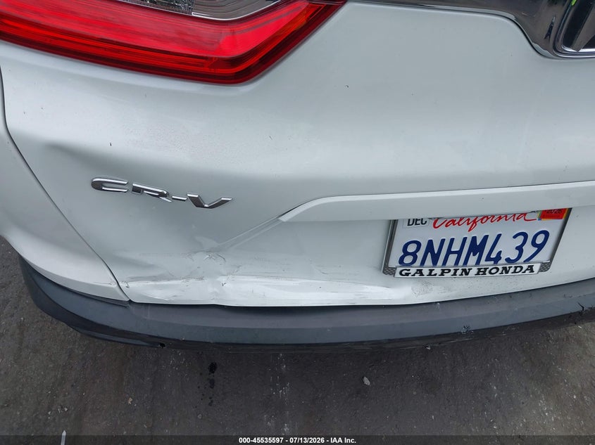 2019 Honda Cr-v VIN 7FARW1H90KE017369 IAAI salvage auction — REAR END, Salvage Certificate (California), sold $9,900 on 2026-07-18 (photo 6)