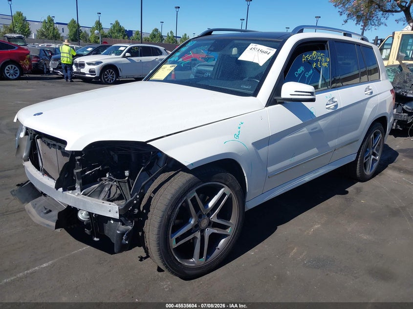 2015 Mercedes-benz Glk-klasse VIN WDCGG5HB0FG366208 IAAI salvage auction — FRONT END, Salvage Title, sold $4,050 on 2026-07-12 (photo 2)
