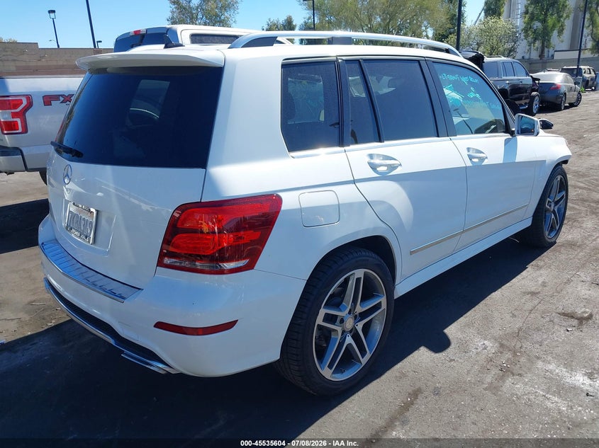 2015 Mercedes-benz Glk-klasse VIN WDCGG5HB0FG366208 IAAI salvage auction — FRONT END, Salvage Title, sold $4,050 on 2026-07-12 (photo 4)