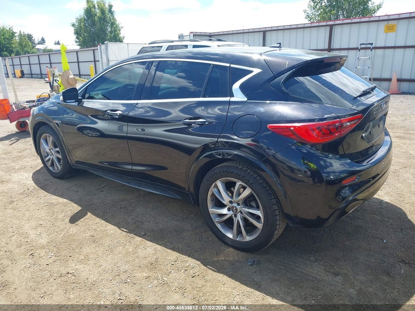 2017 Infiniti Qx30 VIN SJKCH5CP1HA017548 IAAI salvage auction — RIGHT FRONT, Bill Of Sale (Washington), sold $3,075 on 2026-07-28 (photo 3)
