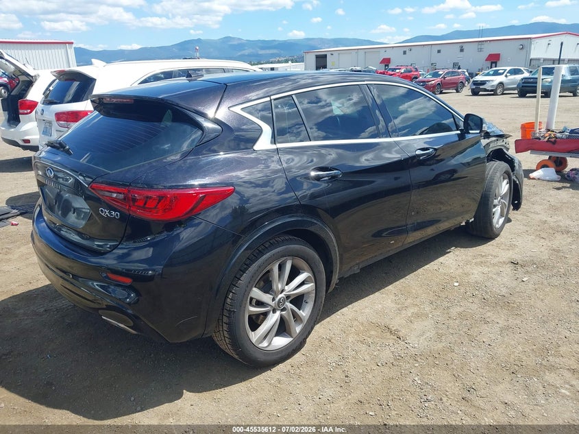 2017 Infiniti Qx30 VIN SJKCH5CP1HA017548 IAAI salvage auction — RIGHT FRONT, Bill Of Sale (Washington), sold $3,075 on 2026-07-28 (photo 4)
